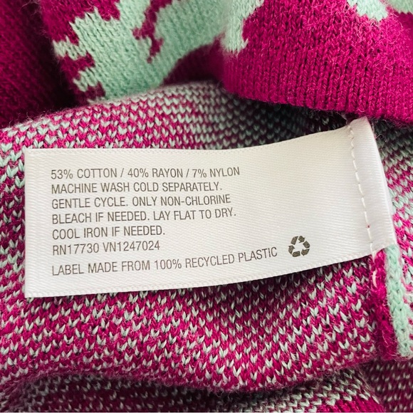 NWT Future Collective Purple/Green Cardigan Size Small - Picture 9 of 9